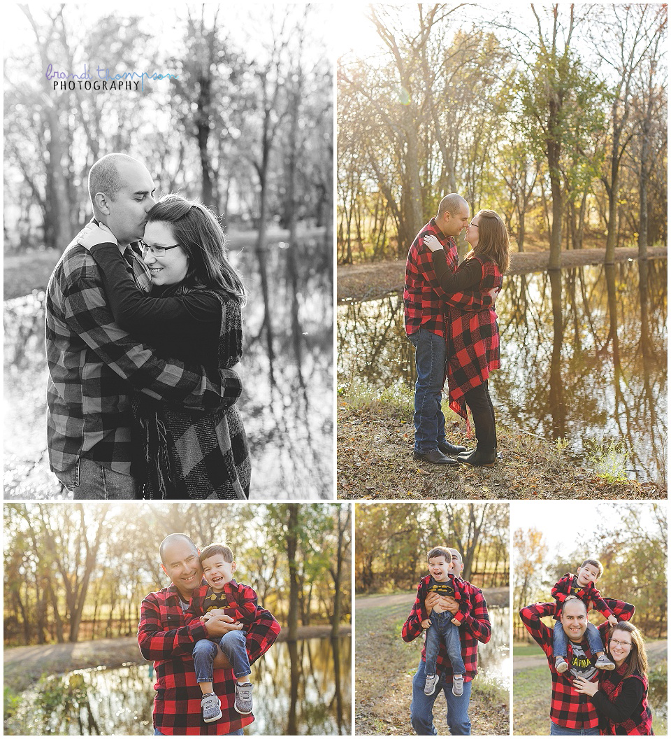 outdoor fall family session at parker rose garden, by plano family photographer